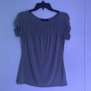 The Limited Women’s Top Stretchy Gathered Neckline and Sleeves SZ S